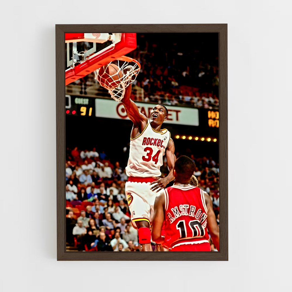 Poster Hakeem olajuwon – affiche Basketball (vue 5)